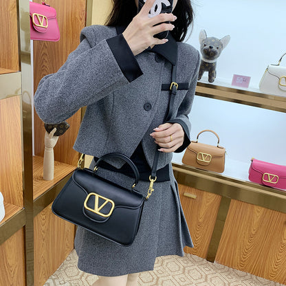 SEALBEER popular new light luxury women's bag high-end leather small square bag fashion handbag versatile temperament shoulder messenger bag