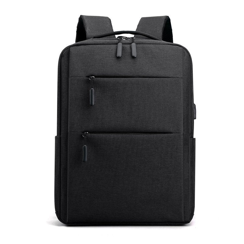 New Backpack Men's Business Casual 15.6-Inch Laptop Bag Printable Logo Student Schoolbag Wholesale