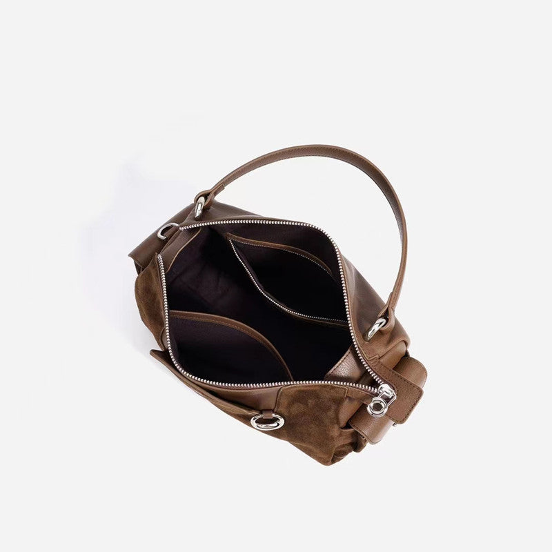 SEALBEER popular New Frosted Pitot Bag Fashion Shoulder Crossbody Portable Leather Women's Bag Casual Pillow Bag