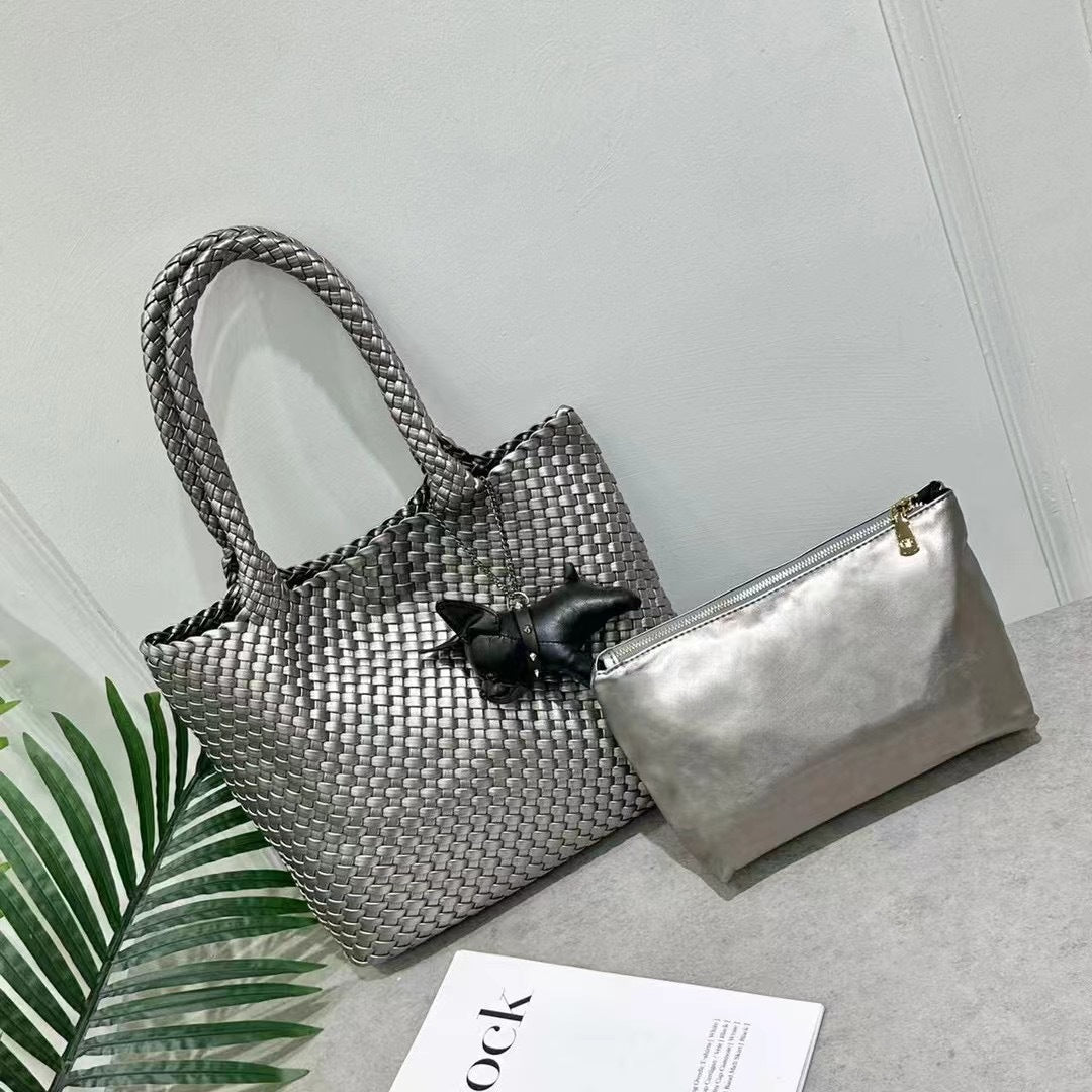 SEALBEER Hot trade new handwoven bag large capacity women's shoulder bag fashion versatile tote bag women's mother armpit bag