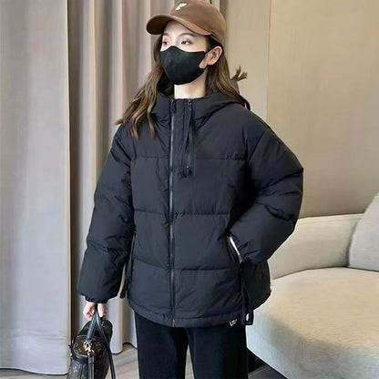 Down cotton-padded clothes women's 2024 new winter popular high-grade thickened cotton-padded jackets, foreign-style small short cotton-padded jackets