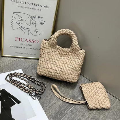 SEALBEER Pure hand-woven vegetable basket bag women's handbag popular new summer high-end mini chain single shoulder oblique span bag