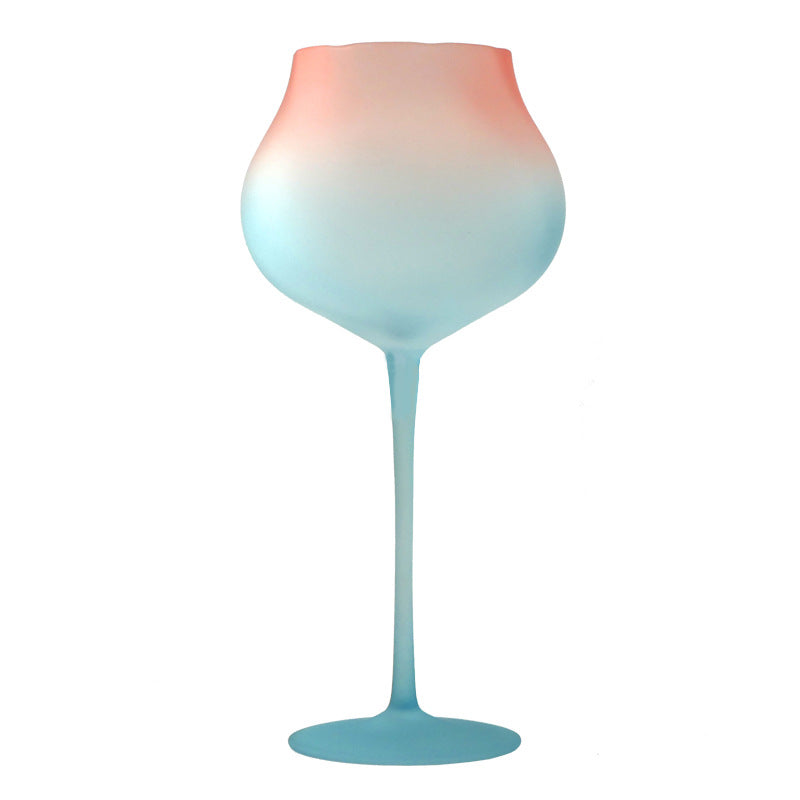 Haiyue crystal red wine glass, high-end light luxury wine glass, high-value creative home goblet ins