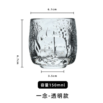 Japanese crystal glass teacup Yinian cup thickened tea tasting cup Kung Fu tea cup high-end master cup single cup wholesale