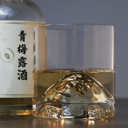 Glass water cup high value whiskey glass Popular wine cup high sense beer cup Guochao Guanshan teacup household