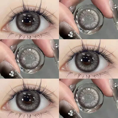 SEALBEER Matte snow mountain contact lenses throw black for half a year pure small diameter natural contact lenses genuine official website qy