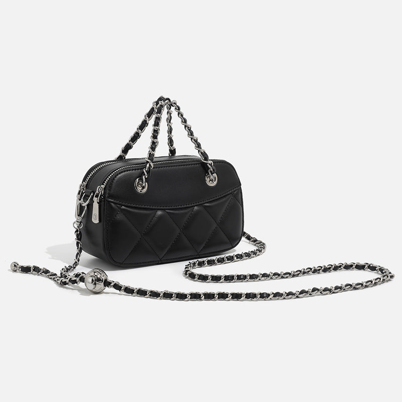 SEALBEER popular New Fashion Xiaoxiangfeng Handbag Women's Premium Rhombus Chain Bag Crossbody Bag Women's Mobile Phone Bag