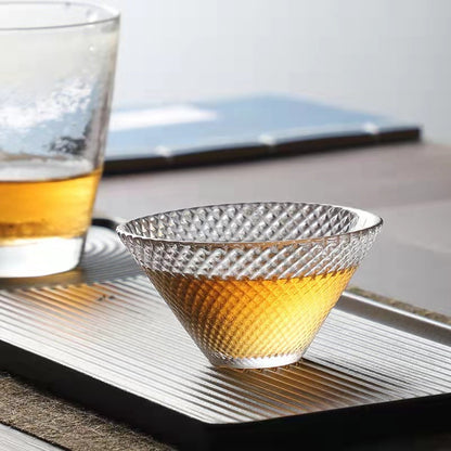 Factory high-value glass master cup heat-resistant hat tea cup Kung Fu tea set wine cup teacup personal cup wholesale