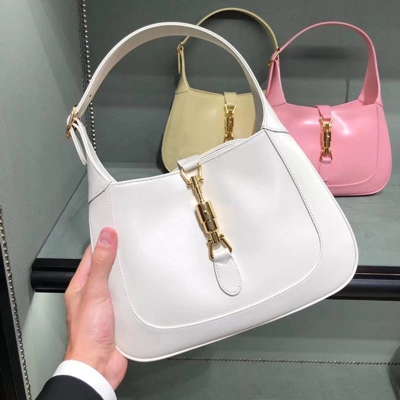 SEALBEER popular spring and summer new armpit bag fashion trend single shoulder portable  lock leather women's bag factory hair