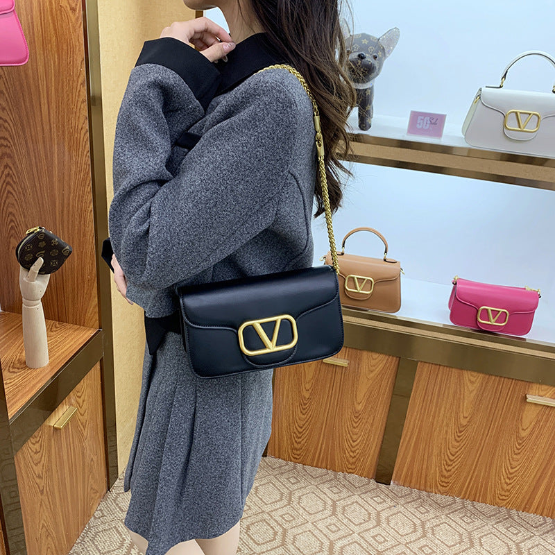 SEALBEER Light luxury women's bags, new armpit bags, high-end chain shoulder bags, fashionable versatile messenger bags, women's baguette bags.