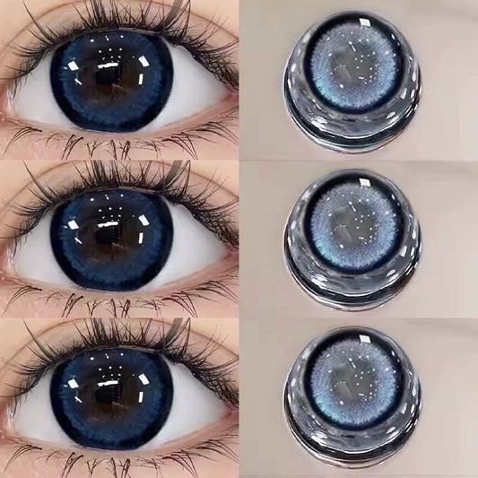 SEALBEER Small town galaxy contact lenses green half a year throwing color development dilation large diameter comfortable hydration degree contact lenses qy