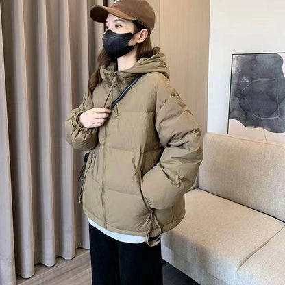 Down cotton-padded clothes women's 2024 new winter popular high-grade thickened cotton-padded jackets, foreign-style small short cotton-padded jackets