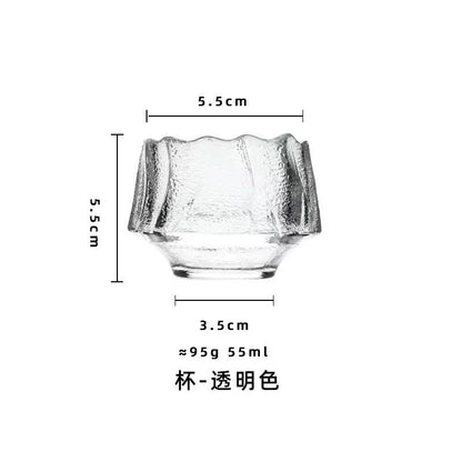 Handmade crystal glass tea cup Kung Fu tea cup pad glazed matte master cup single cup pink ladies tea cup