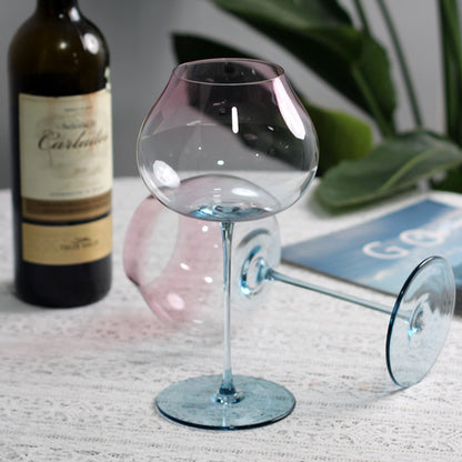 Haiyue crystal red wine glass, high-end light luxury wine glass, high-value creative home goblet ins