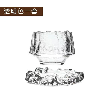 Handmade crystal glass tea cup Kung Fu tea cup pad glazed matte master cup single cup pink ladies tea cup