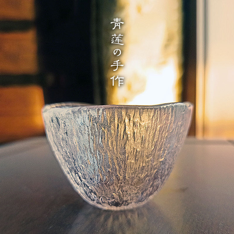 Japanese-style glazed tea cup single cup rain falling glass small teacup thickened teacup handmade hammer pattern small wine cup master cup