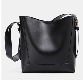 SEALBEER Leather women's bag popular new bucket bag tote bag versatile large-capacity commuter bag shoulder bag messenger women's bag