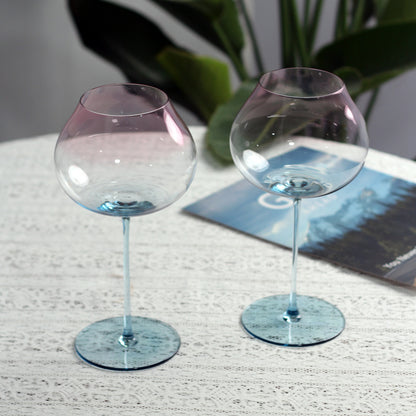 Haiyue crystal red wine glass, high-end light luxury wine glass, high-value creative home goblet ins