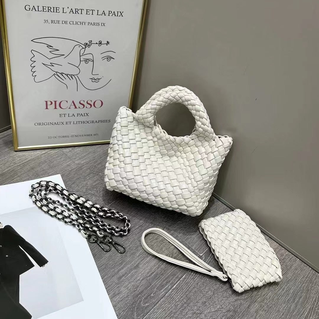 SEALBEER Pure hand-woven vegetable basket bag women's handbag popular new summer high-end mini chain single shoulder oblique span bag