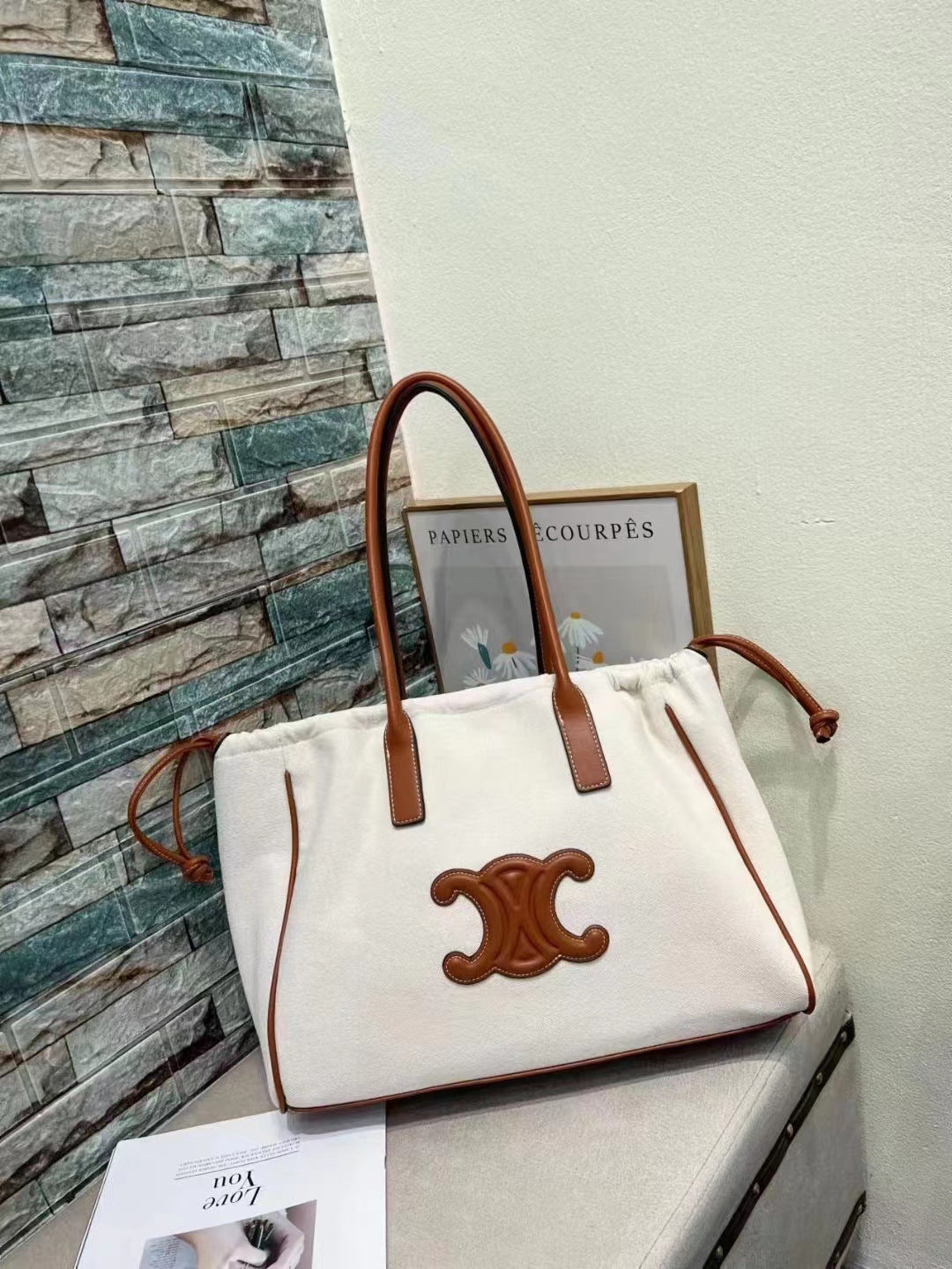 SEALBEER Arc de Triomphe Tote Bag popular New Handbag Large Capacity Commuter Bag Women's Fashion Shopping Bag Shoulder Bag