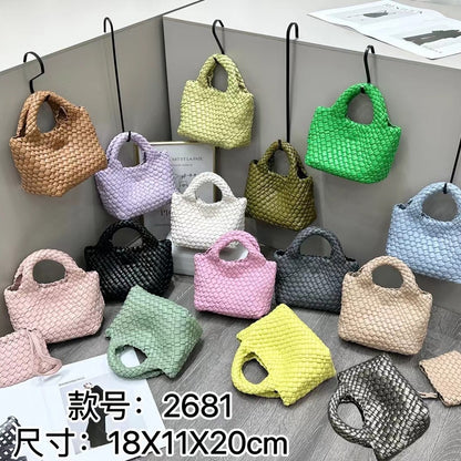 SEALBEER Pure hand-woven vegetable basket bag women's handbag popular new summer high-end mini chain single shoulder oblique span bag