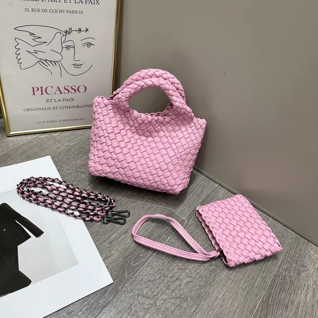 SEALBEER Pure hand-woven vegetable basket bag women's handbag popular new summer high-end mini chain single shoulder oblique span bag