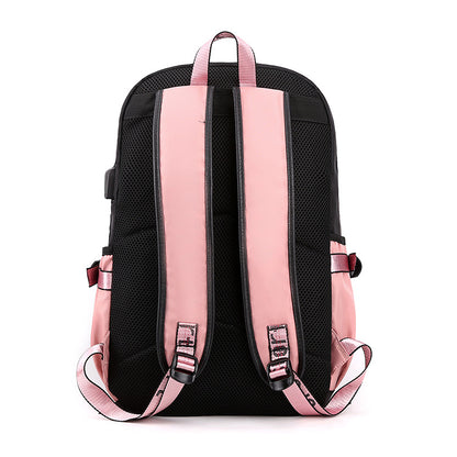 Backpack Schoolbag Student Schoolbag University Style Junior High School Backpack Large Capacity Bag Sports Bag