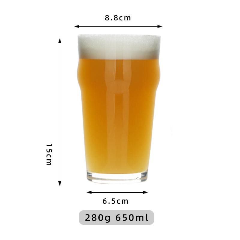 High-value crystal glass large-capacity simple Coke cup home bar special beer cup set wholesale