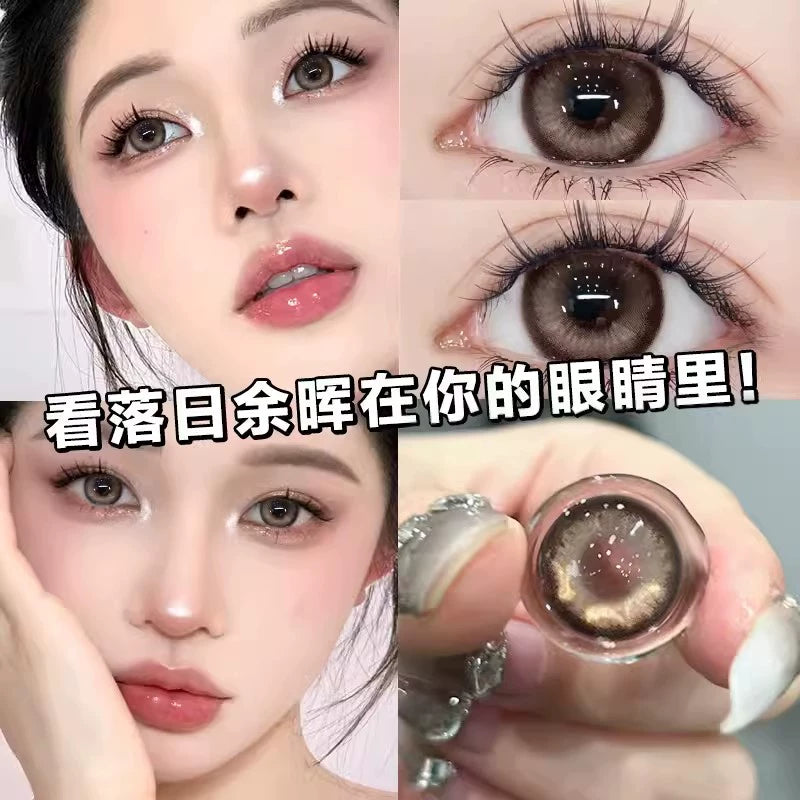 SEALBEER Matte snow mountain contact lenses throw black for half a year pure small diameter natural contact lenses genuine official website qy