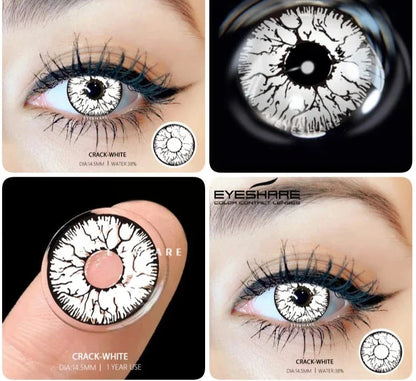 SEALBEER 1 Pair Colored Contact Lenses For Eyes New Cosplay Colored Lenses Halloween Contacts Cosmetics Pupils Eye Color Lens