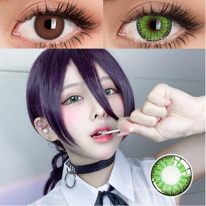 SEALBEER 1 Pair Color Contact Lenses for Eyes Natural Look Spy X Family Anime Lenses Red Lenses Brown Lenses Gray Lenses