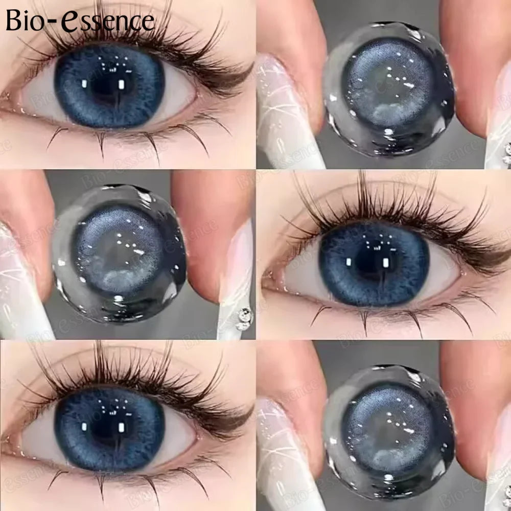 SEALBEER Bubble Series Colorcon 1 Pair Korean Lenses Colored Contact Lenses for Eyes Big Eye Lenses Gray Lenses