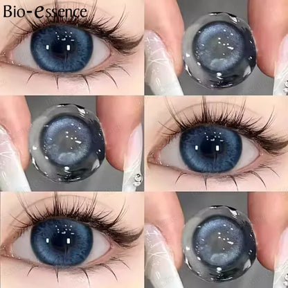 SEALBEER Bubble Series Colorcon 1 Pair Korean Lenses Colored Contact Lenses for Eyes Big Eye Lenses Gray Lenses