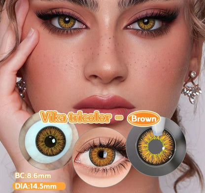 SEALBEER 1 Pair Colored Contact Lenses for Eyes Brown Eye Lenses Gray Contact Green Eye Lenses Big Eye Lenses Free Shipping