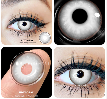 SEALBEER 2pcs Colored Contact Lenses For Eyes Cosplay Colored Lenses Blue Contact Lens Yearly Beautiful Pupil Eyes Contact Lens