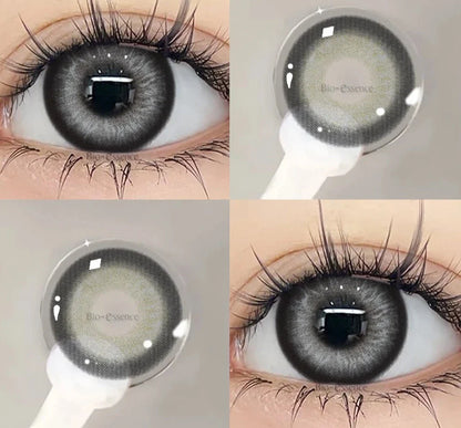 SEALBEER 1 Pair Colored Contact Lenses with Degree Myopia Eye Lenses Gray Contact Blue Lens Green Eye Lenses Wholesale