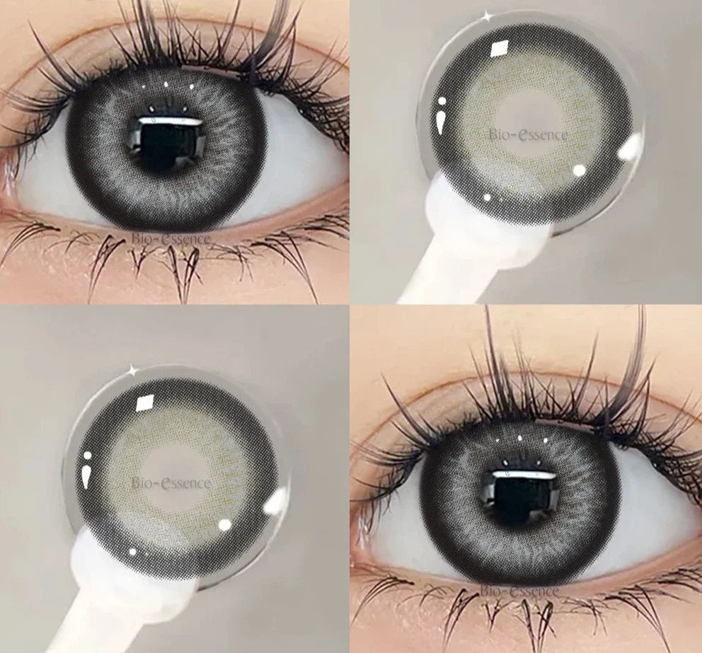 SEALBEER 1 Pair Colored Contact Lenses with Degree Myopia Eye Lenses Gray Contact Blue Lens Green Eye Lenses Wholesale