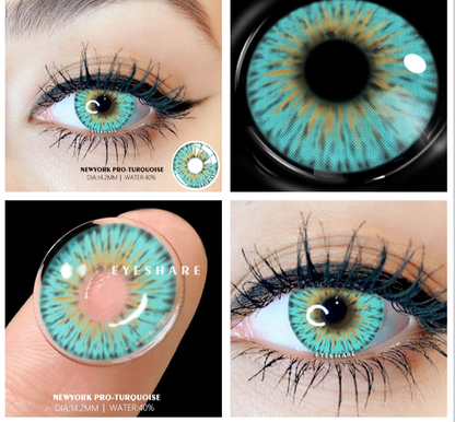 SEALBEER Color Contact Lenses For Eyes Anime Cosplay Colored Lenses Blue Purple Multicolored Lenses Contact Lens Beauty Makeup