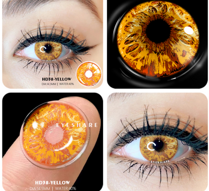 SEALBEER Cosplay Color Contact Lenses for Eyes AYY Series Halloween Beauty Makeup Contacts Lenses Eye Cosmetic Color Lens Eyes