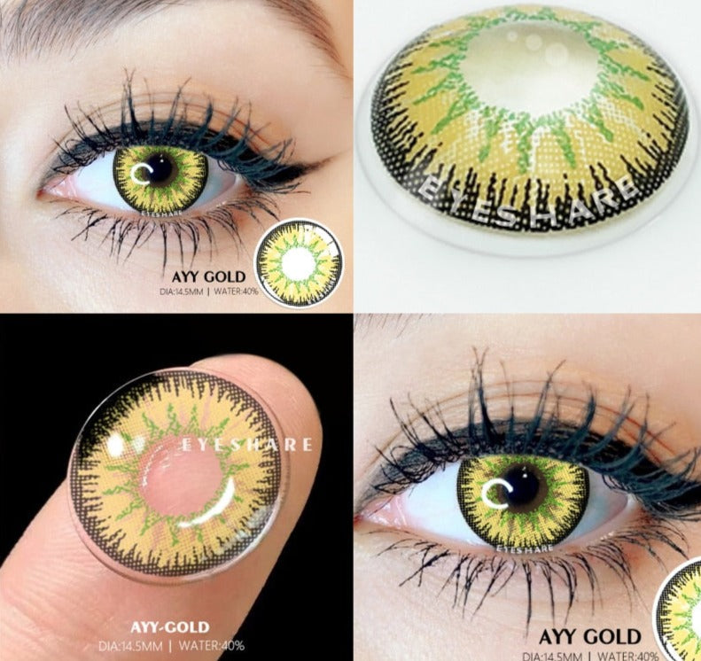 SEALBEER Cosplay Color Contact Lenses for Eyes AYY Series Halloween Beauty Makeup Contacts Lenses Eye Cosmetic Color Lens Eyes