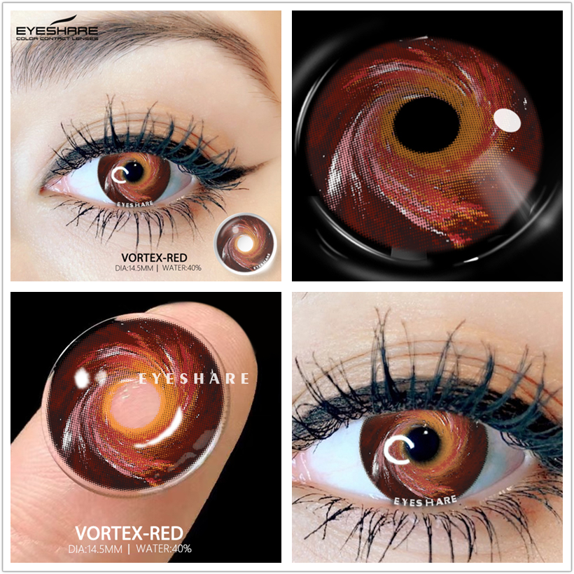 SEALBEER Color Contact Lenses For Eyes Anime Cosplay Colored Lenses Blue Purple Multicolored Lenses Contact Lens Beauty Makeup