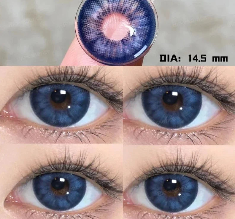 SEALBEER 1 Pair Color Contact Lenses for Eyes Natural Lenses Brown Lenses Beauty Fashion Blue Lenses Green Eye Contact