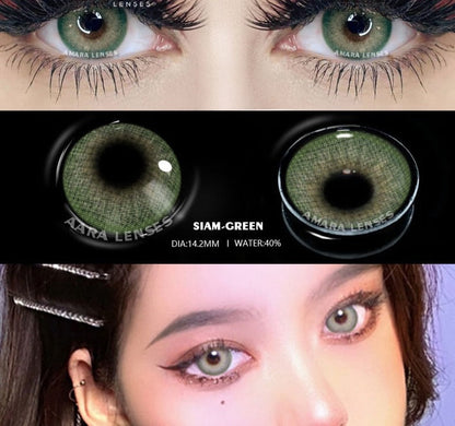 SEALBEER 1Pair Color Contact Lenses for Eyes OMG Series Soft Contact Lens Beauty Contact Lenses Eye Cosmetic Color Lens Eyes