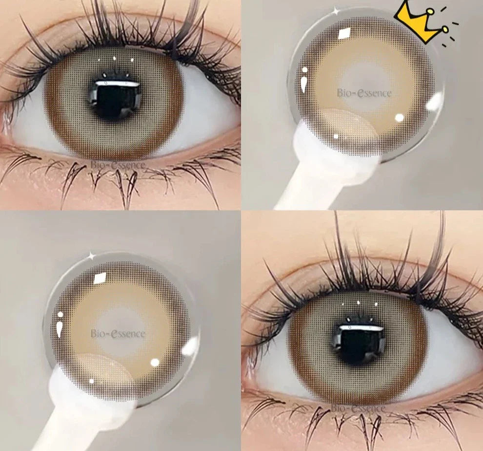 SEALBEER 1 Pair Colored Contact Lenses with Degree Myopia Eye Lenses Gray Contact Blue Lens Green Eye Lenses Wholesale