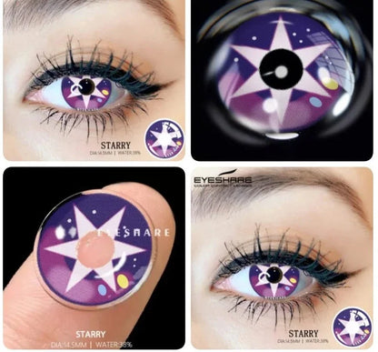 SEALBEER 1 Pair Colored Contact Lenses For Eyes New Cosplay Colored Lenses Halloween Contacts Cosmetics Pupils Eye Color Lens