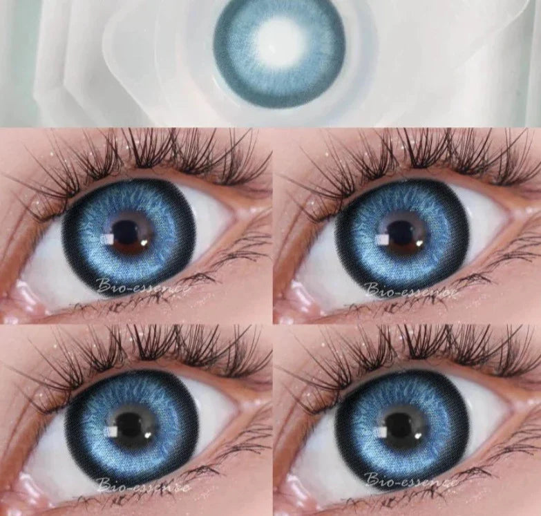 SEALBEER 1 Pair Korean Lenses Color Contact Lenses for Eyes Natural Look Brown Lenses Anime Lense Blue Eye Lenses 14.5mm