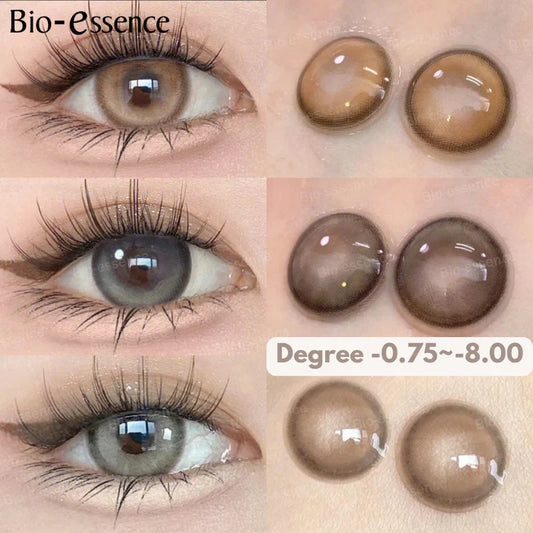 SEALBEER Bio-essence 1 Pair Korean Lenses Colored Contact Lenses for Eyes Big Eye Lenses Brown Lenses Blue Eye Lenses Fog Pearl Lens