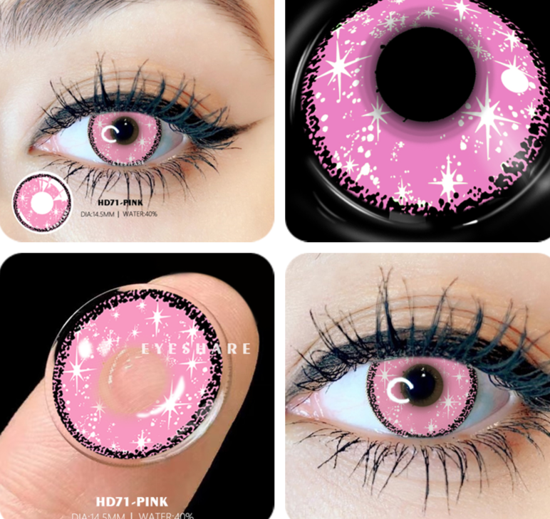 SEALBEER Cosplay Color Contact Lenses for Eyes AYY Series Halloween Beauty Makeup Contacts Lenses Eye Cosmetic Color Lens Eyes