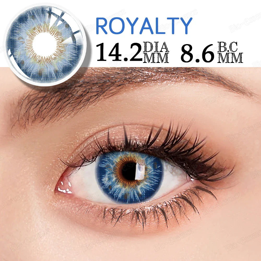 SEALBEER 1 Pair Colored Contact Lenses for Eyes Natural Lenses Beauty Blue Lenses Green Eye Contact