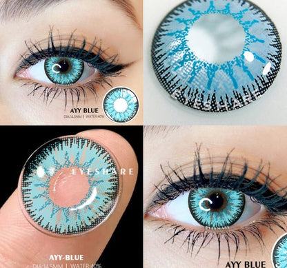 SEALBEER Cosplay Color Contact Lenses for Eyes AYY Series Halloween Beauty Makeup Contacts Lenses Eye Cosmetic Color Lens Eyes